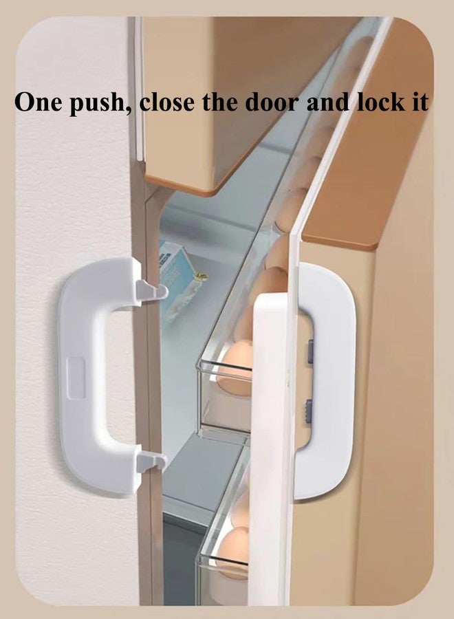 WINB Child Safety Strap Locks (1 Pack) - Baby Proof Cabinet & Drawer Locks for Toilet, Fridge, Doors with 3M Adhesive Pads, No Drilling Easy Installation, White - Image 3